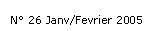 Zone de Texte: N 26 Janv/Fevrier 2005